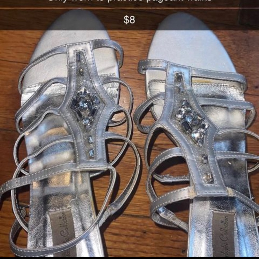 Silver heels